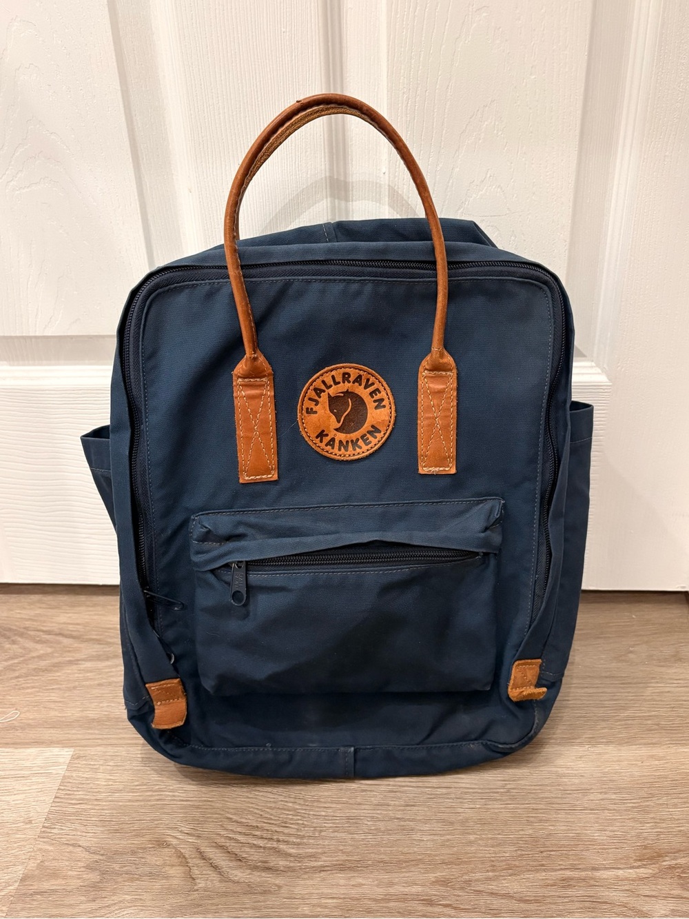 Fjallraven Kanken No. 2 Canvas with Leather Details